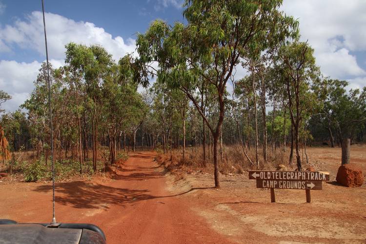 Start of the old telegraph track